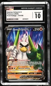GALARIAN SIRFETCH'D V Vivid Voltage Holo Ultra Rare #174 CGC 10 Pokemon - Picture 1 of 2
