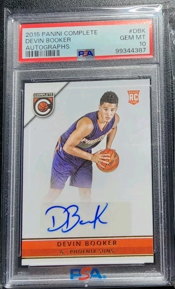2015-16 Panini Completo - Autógrafos Devin Booker #DBK (RC) Psa 10 Low Pop Foto 1 de 1