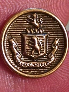 Botones de escudo de leones Spectemur Agendo más otros 6 botones de cresta de leones de colección - Imagen 1 de 5