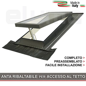 Lucernario / Finestra per tetti - CLASSIC VASISTAS 55x72 - 100% Made in italy - Foto 1 di 1