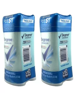 Degree Advanced Women’s 72HR Antiperspirant Deodorant Stick, Shower Clean - 4 Pk - Picture 1 of 8