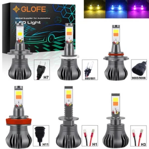 2X H1 H3 H11 9005 9140 9006 880 881 Strobe Flash LED Fog Driving Light Bulbs DRL - Picture 1 of 22