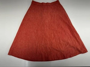 Unbranded Womens Skirt Size 7 Orange Vintage - Picture 1 of 7