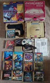 SEGA SATURN Console 14 soft serve Virtagan Virtacop 2 Japan