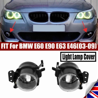 2x For BMW 5 Series M5 Sport E60 E61 03-10 Front Fog Light Lamp Bulb Housing UK - Image 1 of 4