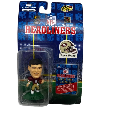 Steve Young Collectible Figure 1996 NFL Headliners SF San Francisco 49ers Cover