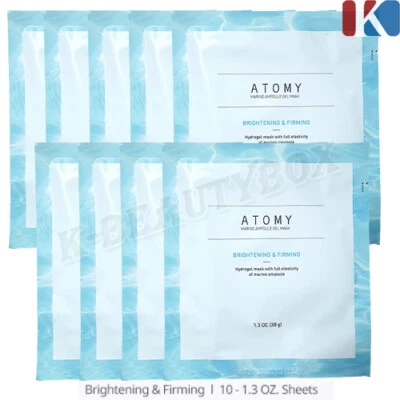 Máscara de gel ATOMY Marine Ampolla 38 g Máscaras de hidrogel reafirmante iluminadora K-Beauty Foto 1 de 4