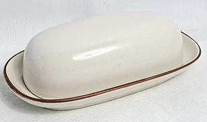 Vintage Deville Capri Collection Stoneware Japan Butter Dish by Jon Paul 8" - Picture 1 of 8