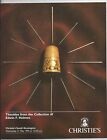 Auction Catalogue CHRISTIES Sewing Thimbles Collection of Edwin Holmes May 1995