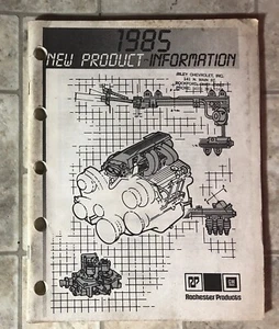 Original 1985 Rochester Products GM New Product Information Manual - Imagen 1 de 3