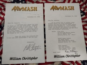 TLS VON BILL CHRISTOPHER VON MASH RUHM GESPIELT VATER MULCAHY AUF MASH TOLLER INHALT - Bild 1 von 3