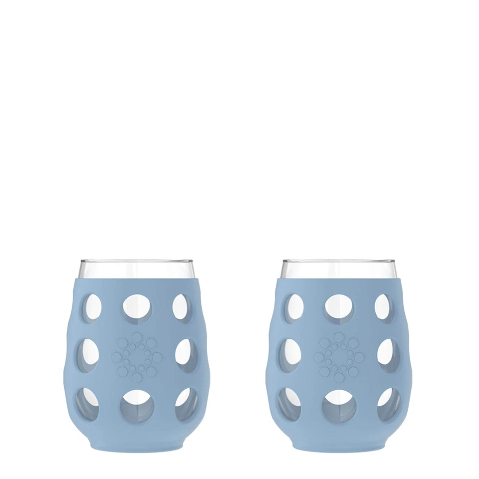 Lifefactory Wine Glass Set with Protective Silicone Sleeve, 2 Count (Pack of ... - Image 1 of 4