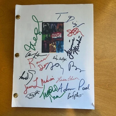 RENT Signed Movie Script (not live ink; possibly scanned from the original) - Image 1 of 4