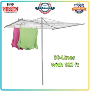 17140-1 Rotary Outdoor Umbrella Drying Rack | Steel | - Picture 1 of 9