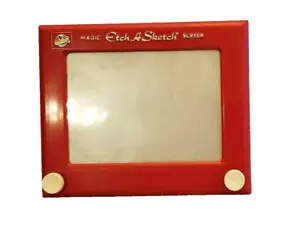 Vintage Etch A Sketch No. 505 Ohio Art Company Magic Screen Red Frame Working - Picture 1 of 7