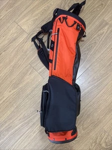 Sun Mountain Metro SLX Pencil Bag, 4-Way, Orange / Black, Dual Strap, Hood, A1 - Picture 1 of 13