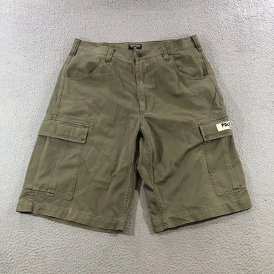 Vtg Polo Ralph Lauren Cargo Shorts Men’s 36 Green Utility Cotton Logo Cotton - Image 1 of 4