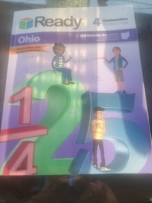 Ready 4 Mathematics Instruction Ohio OH Standards Edition 2018 Revisions New  - Image 1 of 4