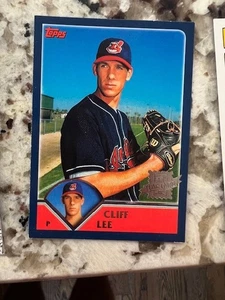 2011 TOPPS ORGINAL BACK REPRINT CARD 2003 CLEVELAND INDIANS CLIFF LEE - Picture 1 of 1
