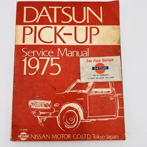 Nissan/Datsun 1975 camioneta pickup taller OEM servicio reparación manual de mantenimiento - Imagen 1 de 9