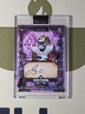 2024 Wild Card 5 Card Draw Jacob Cowing 1/3 Autograph 🔥 49ers  - Image 1 of 4