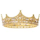  Crown for Men Costume Accessories Prom Baroque Vintage Crystal Pe U2L2