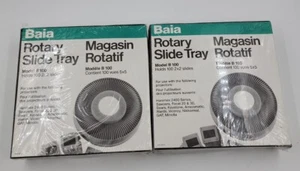 2 Lot BAIA Rotary Slide Tray Model B 100 New Sealed Each Holds 100 2x2 Slides - Picture 1 of 5
