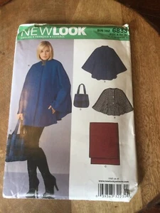 New Look Simplicity Pattern #6833 Capes/Wraps/ Scarf/ Bag Sizes XS-XL Vtg - Picture 1 of 2