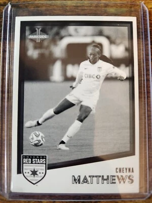 2023 Parkside NWSL Vol. 2 Cheyna Matthews Black & White SP #238 Red Stars - Image 1 of 2