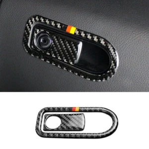 Co-Pilot Storage Box Handle Bowl Trim For 2016-21 Mercedes-Benz GLC Carbon Fiber - Picture 1 of 8