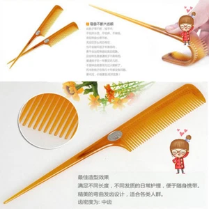 Professional Pin Tail Hair Comb Edge Trimmer Beauty Tool Plastic Salon Brush - Picture 1 of 6