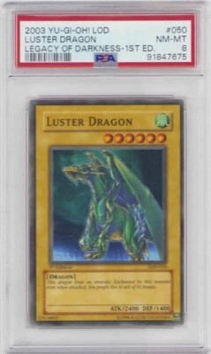 LUSTER DRAGON 1ST EDITION HOLO LOD-050 PSA #91847675 NEAR MINT-MINT 8 RARE 2004 - Image 1 of 2