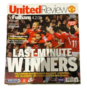 MANCHESTER UNITED V FULHAM- PREMIER LEAGUE - 4/2/2006 - Picture 1 of 1