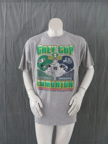 1997 Grey Cup Shirt - Saskatchewan vs. Toronto - Helmet Grpahic - Men's XL Cover