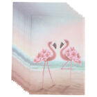  50 Pcs Flamingo Stationery Decorative Paper Vintage Portable