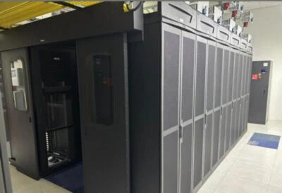 PANDUIT 42U Server Room Network Rack Cabinet Enclosure Schleifenbauer PDU - Image 1 of 4