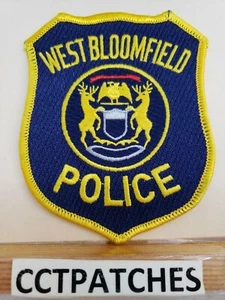 WEST BLOOMFIELD, MICHIGAN POLICE SHOULDER PATCH MI - Picture 1 of 2