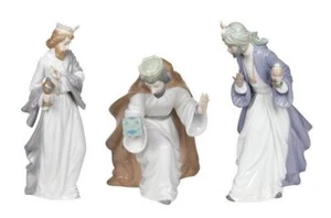 NAO BY LLADRO SET DE TRES REYES #412, 413, 414 B NUEVO EN CAJA BELÉN NAVIDAD AHORRA $ F/SH - Imagen 1 de 1