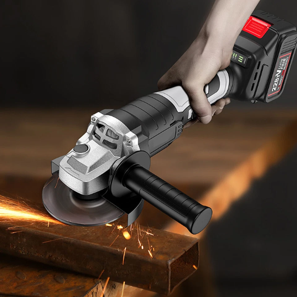 21V Cordless Angle Grinder Brushless 3.0Ah Battery and Charger + Case - Image 1 of 4