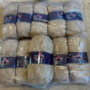 My Love Knitting Allsorts Tan/beige Boucle 4 Ply Knitting Yarn 1000g - Picture 1 of 2