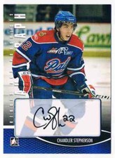 2012-13 HEROES AND PROSPECT CHANDLER STEPHENSON AUTO CS REGINA PATS #A-CS