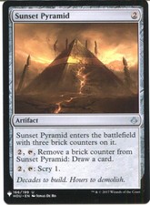 Magic The Gathering MTG Mystery Pack Card Sunset Pyramid