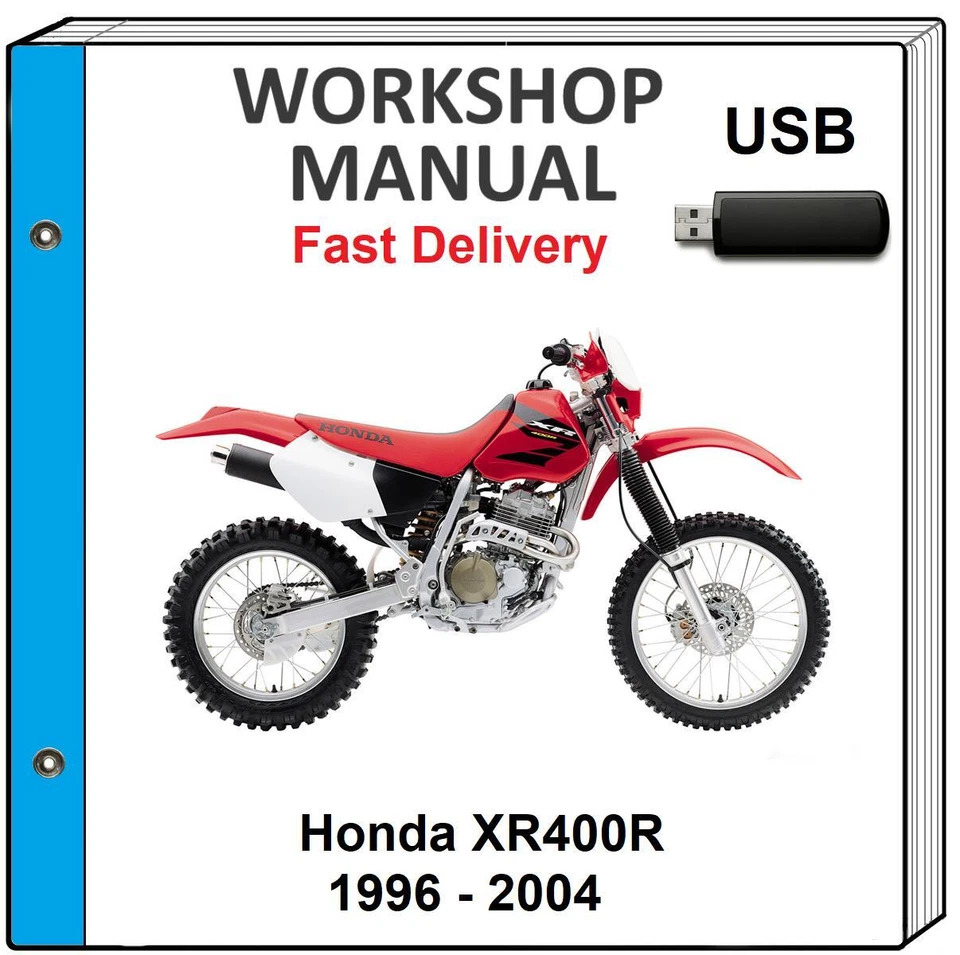 HONDA XR400R 1997 1998 1999 2000 2001 2002 2003 SERVICIO REPARACIÓN TALLER MANUAL USB Foto 1 de 1