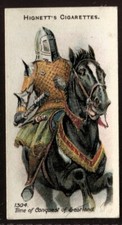Tobacco Card, Hignett, ARMS & ARMOUR, 1924, Armed Horseman with a Mace, #18