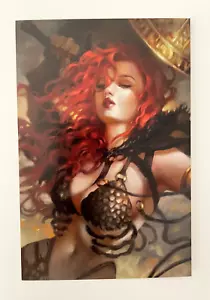 SUN KHAMUNAKI Mini ART PRINT RED SONJA (NM) 4x6 HTF! Conan Barbarian - Picture 1 of 3