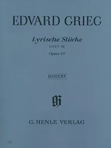 Grieg Lyric Pieces Volume III Op. 43 Sheet Music Piano Solo Book NEW 051480644 - Picture 1 of 1