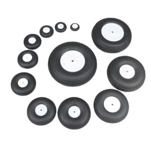 4x Model Plane Aircraft Tire & Wheel for RC Car Airplane Replacement Parts Wheel - Picture 1 of 5