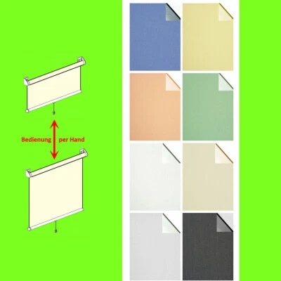 Schnapprollos Federzugrollos Sonnenrollos Thermorollos für Fenster und Türen - Bild 1 von 4