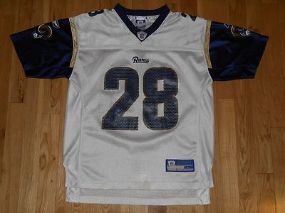 Camiseta de Colección Reebok On Field Marshall Faulk St Louis Rams Juvenil Equipo NFL Réplica L Foto 1 de 4