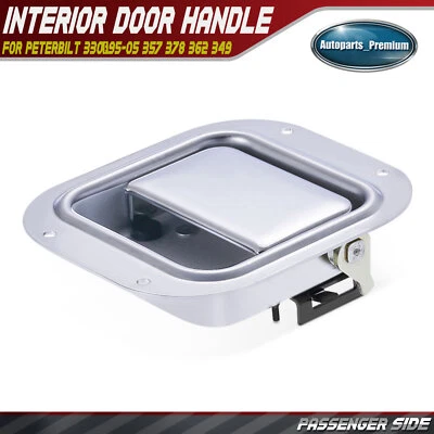 Passenger Side Chrome Interior Door Handle for Peterbilt 330 95-05 357 378 362 - Image 1 of 4